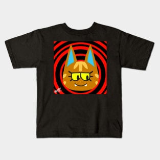 Katt ACNH w/ Background Kids T-Shirt